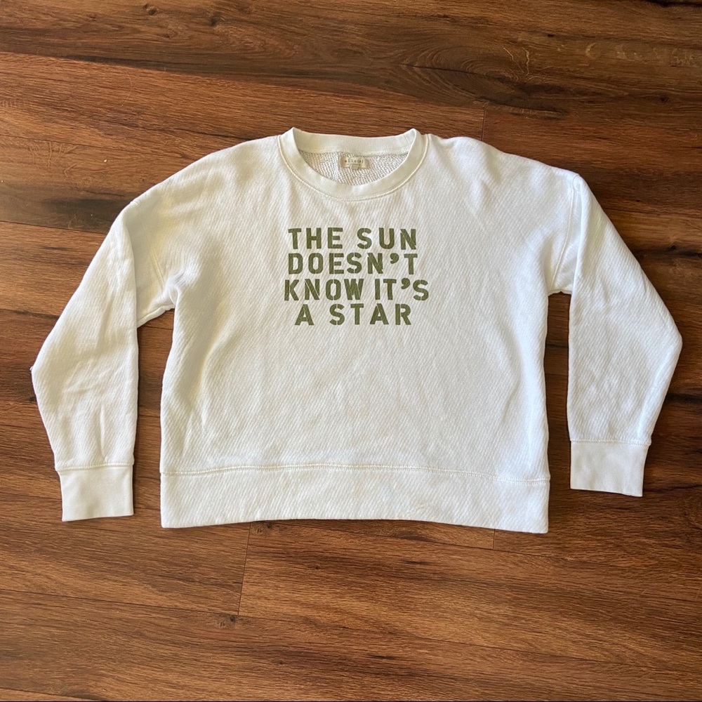 Mile(s) by Madewell Terry Lined Sweatshirt Sz Med